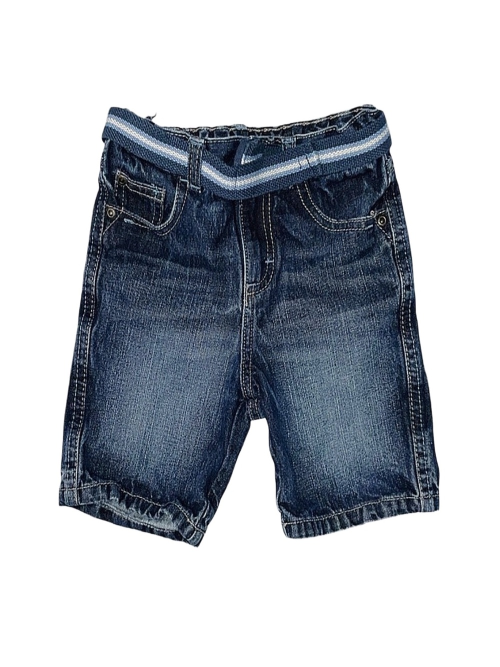 WRANGLER JEANS CO. Boy's Dark Wash Denim Shorts Size 4T